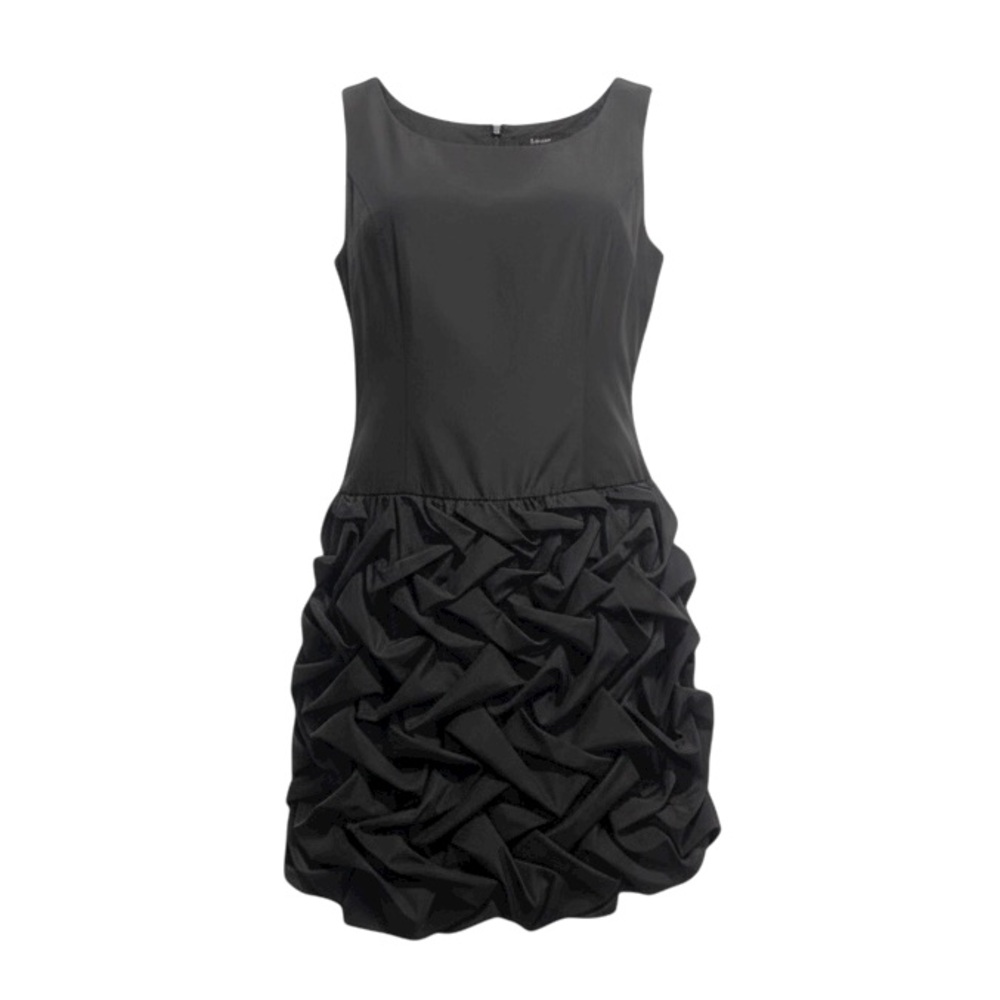 Express Black Ruched Sheath Mini Dress